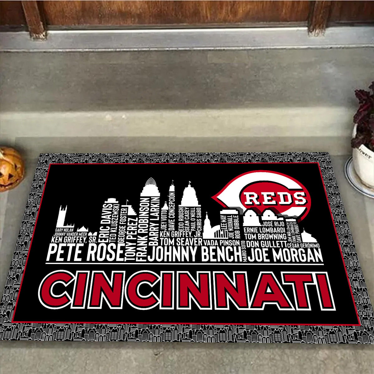 Cincinnati Skyline - Anti Slip Indoor Doormat