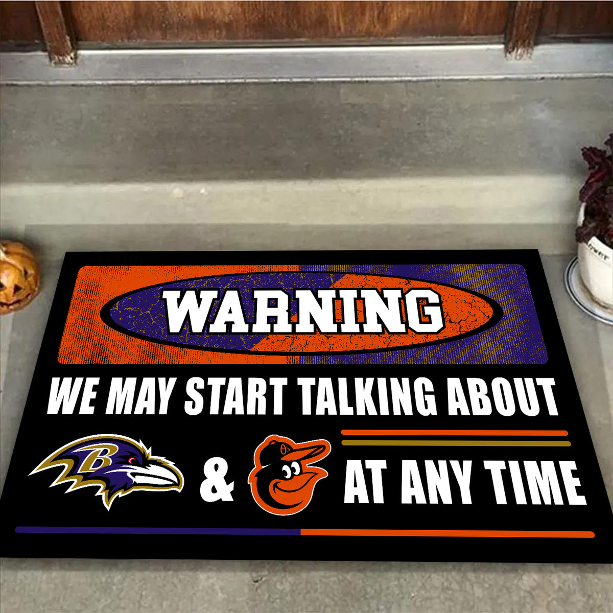 Warning We May Start Talking About BTM RV & OROL At Any Time Anti Slip Indoor Doormat