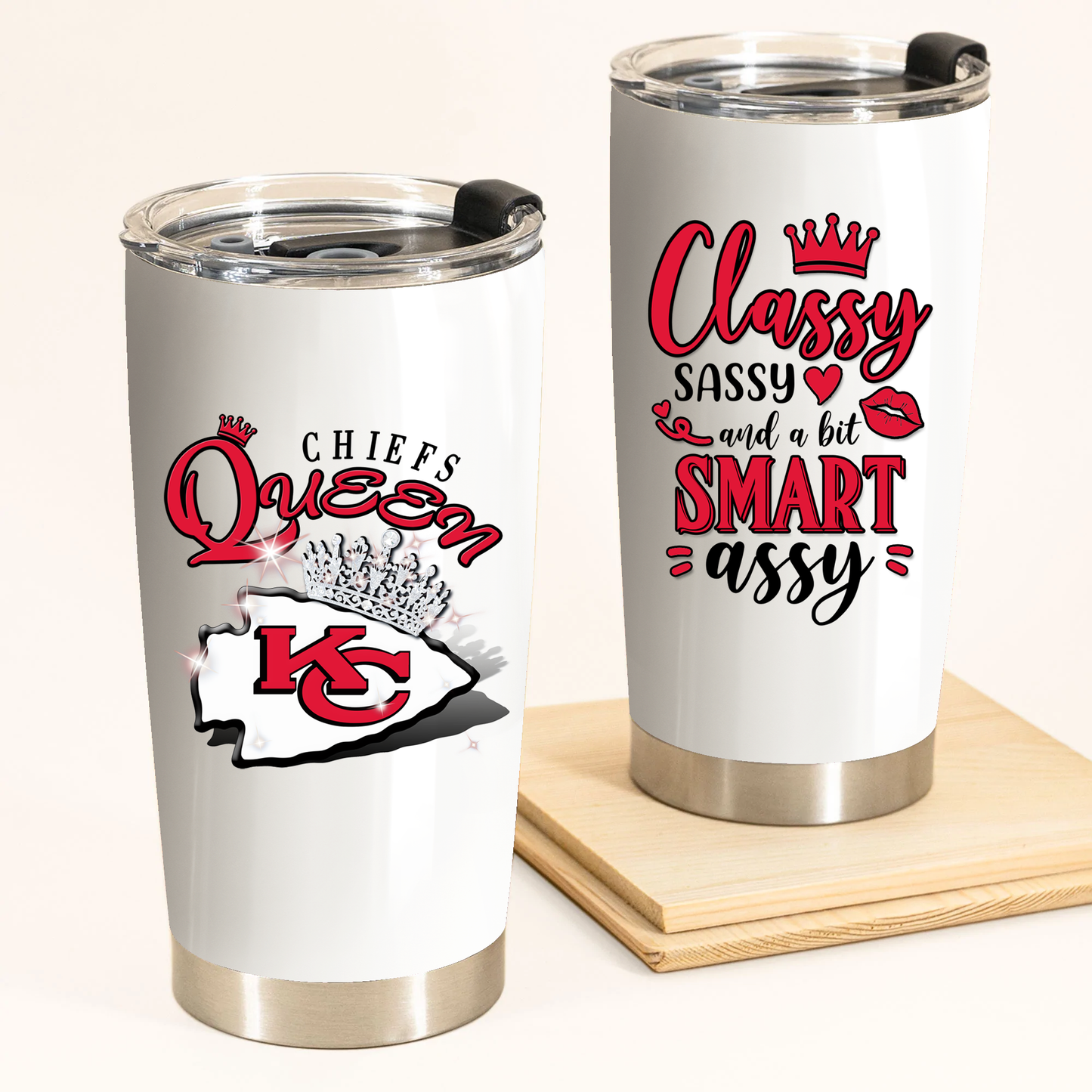 Queen - Kansas City Football Tumbler