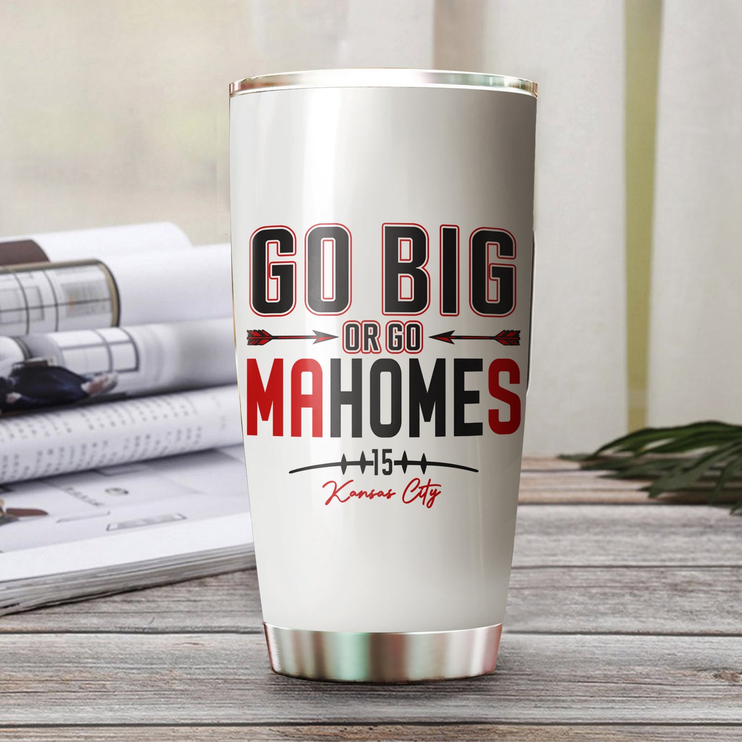 Patrick Mahomes Tumbler - Go Big Or Go Mahomes
