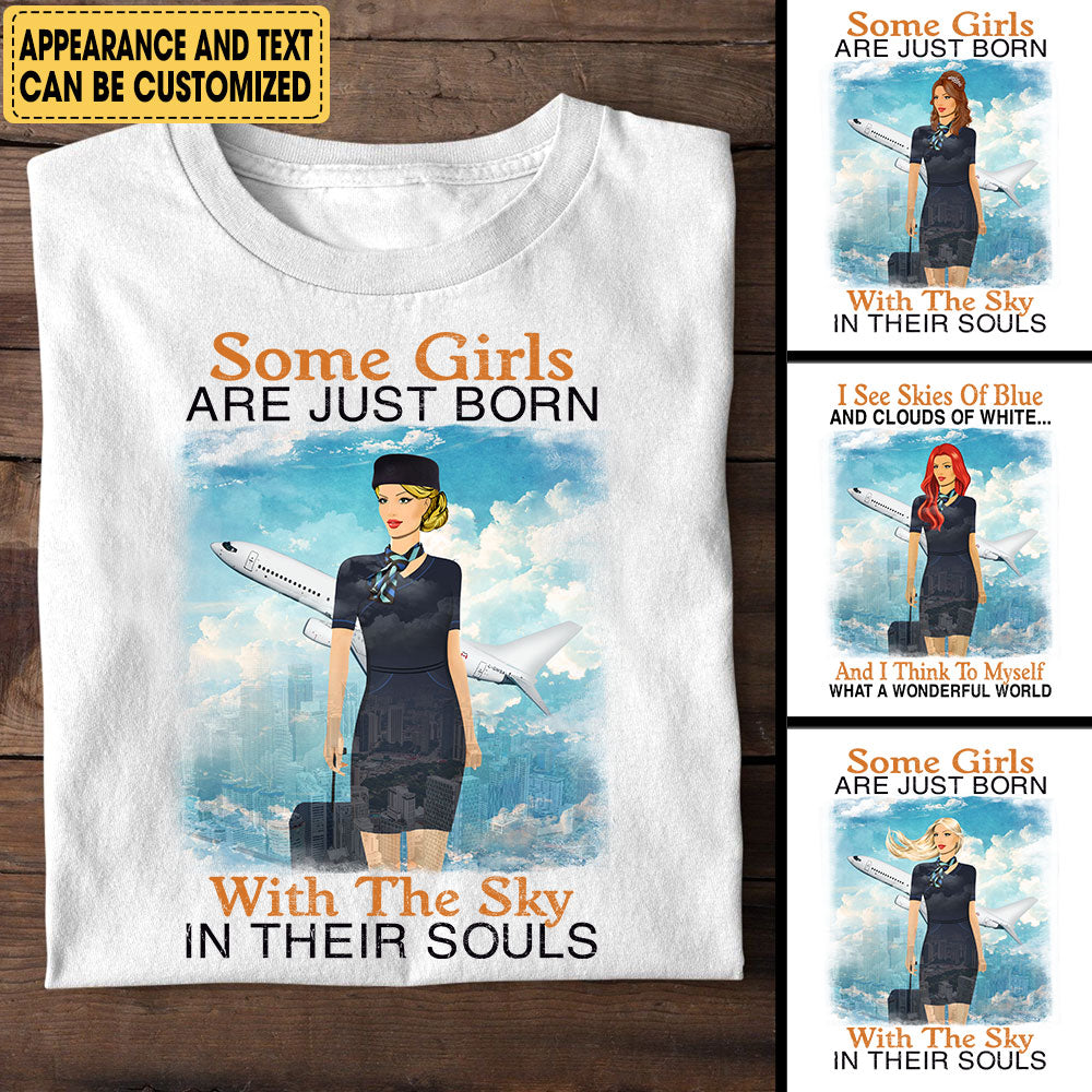 Personalized Flight Attendant Shirt