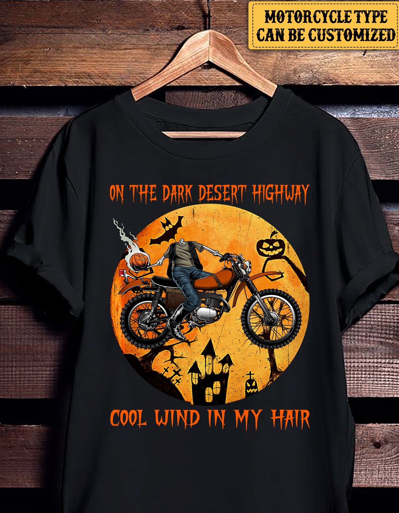Personalized On The Dark Desert Highway Cool Wind In My Hair Halloween Shirt