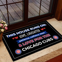 This House Runs On CCGC - Anti Slip Indoor Doormat