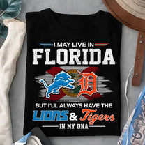 I May Live In Two Teams Shirt - Customized Shirt