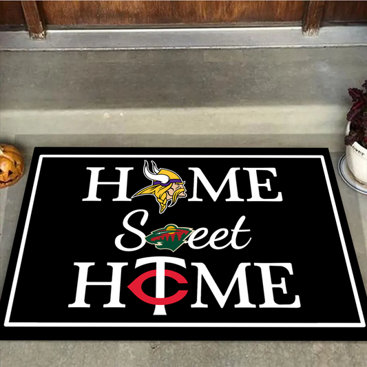 Home Sweet Home - Minnesota All Teams - Anti Slip Indoor Doormat