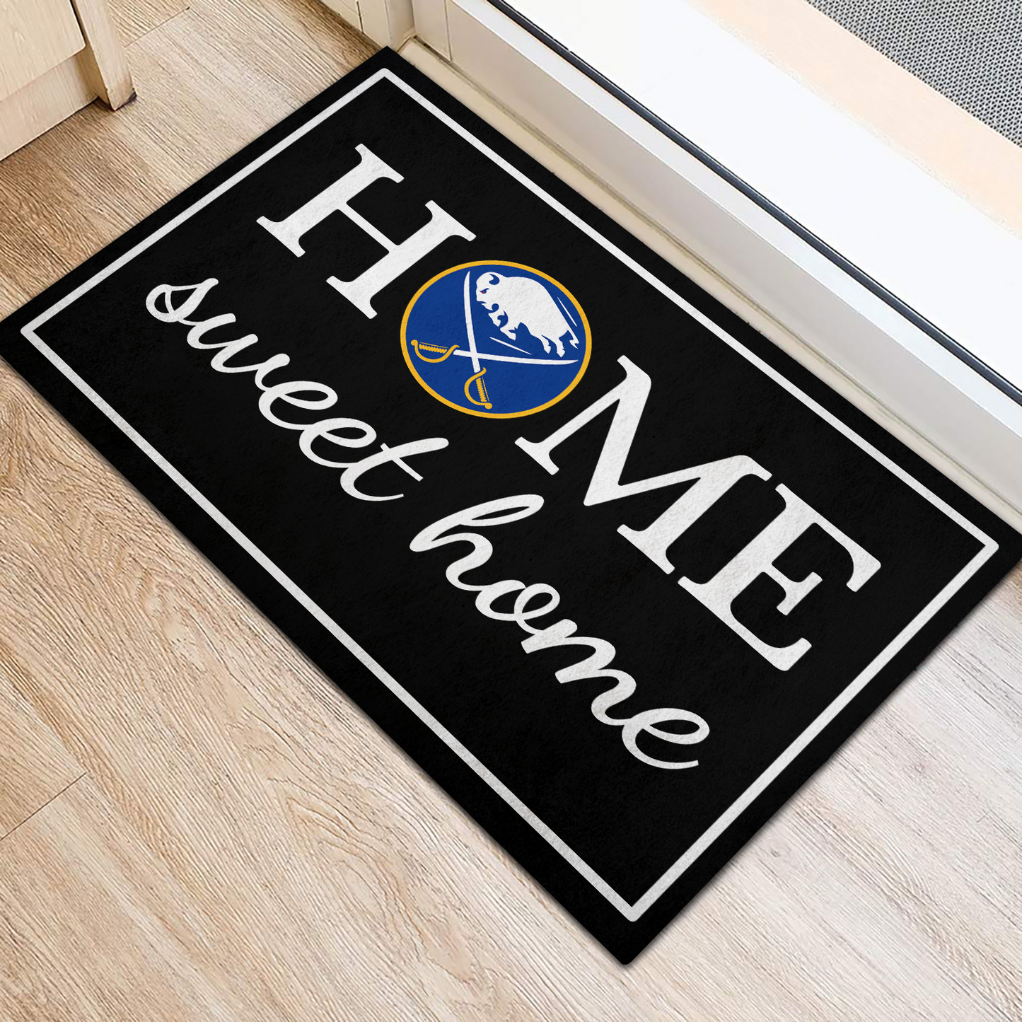 Home Sweet Home -Buffalo SBR Hockey - Anti Slip Indoor Doormat