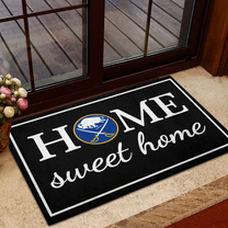 Home Sweet Home -Buffalo SBR Hockey - Anti Slip Indoor Doormat