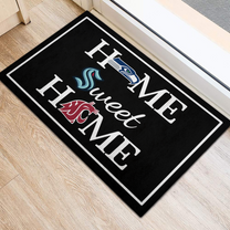 Home Sweet Home - Seattle SH, KRK And WSU - Anti Slip Indoor Doormat