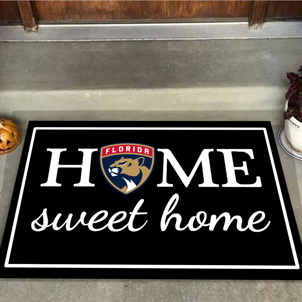 Home Sweet Home - Florida PT Hockey - Anti Slip Indoor Doormat