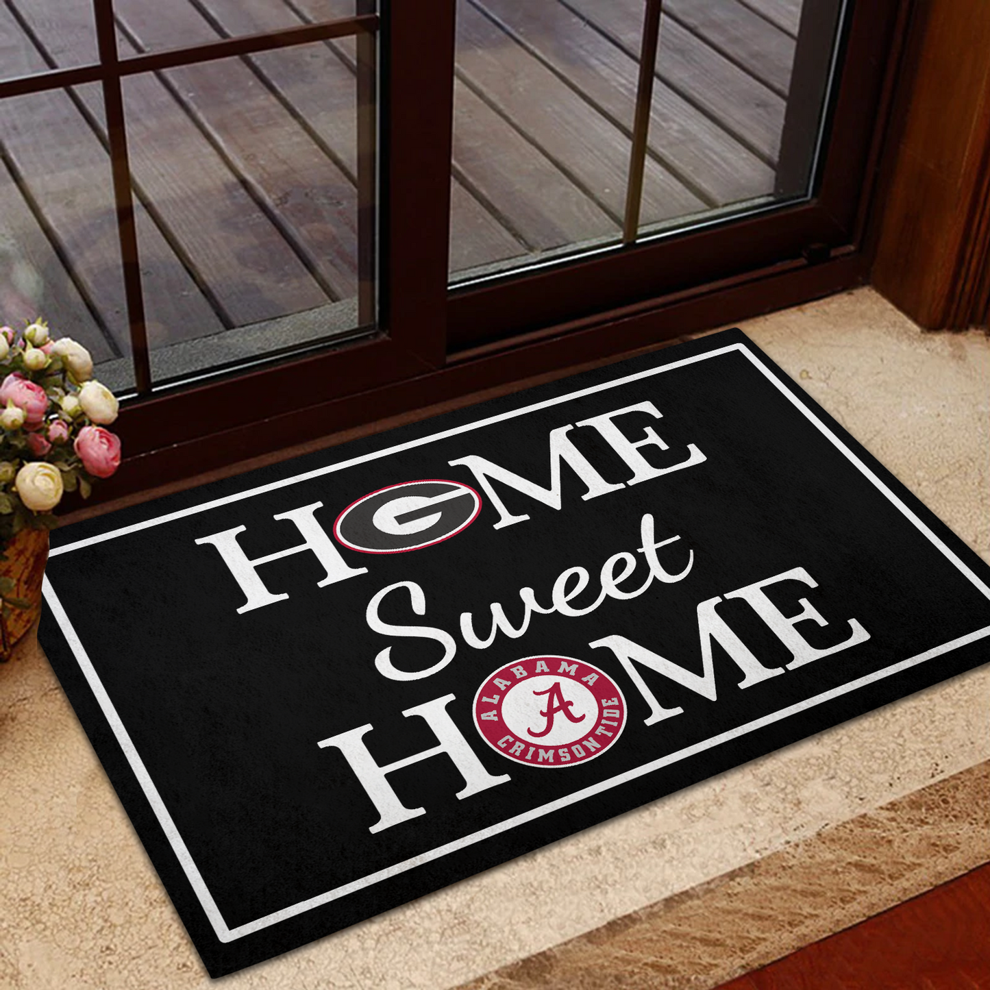 Home Sweet Home Doormat - Customized Doormat For Stephanie Denmark Marrero - Anti Slip Indoor Doormat