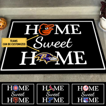 Home Sweet Home Customized Doormat - Anti Slip Indoor Doormat (v9)