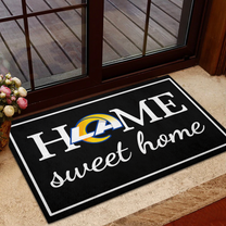 Home Sweet Home - Los Angeles R Football - Anti Slip Indoor Doormat