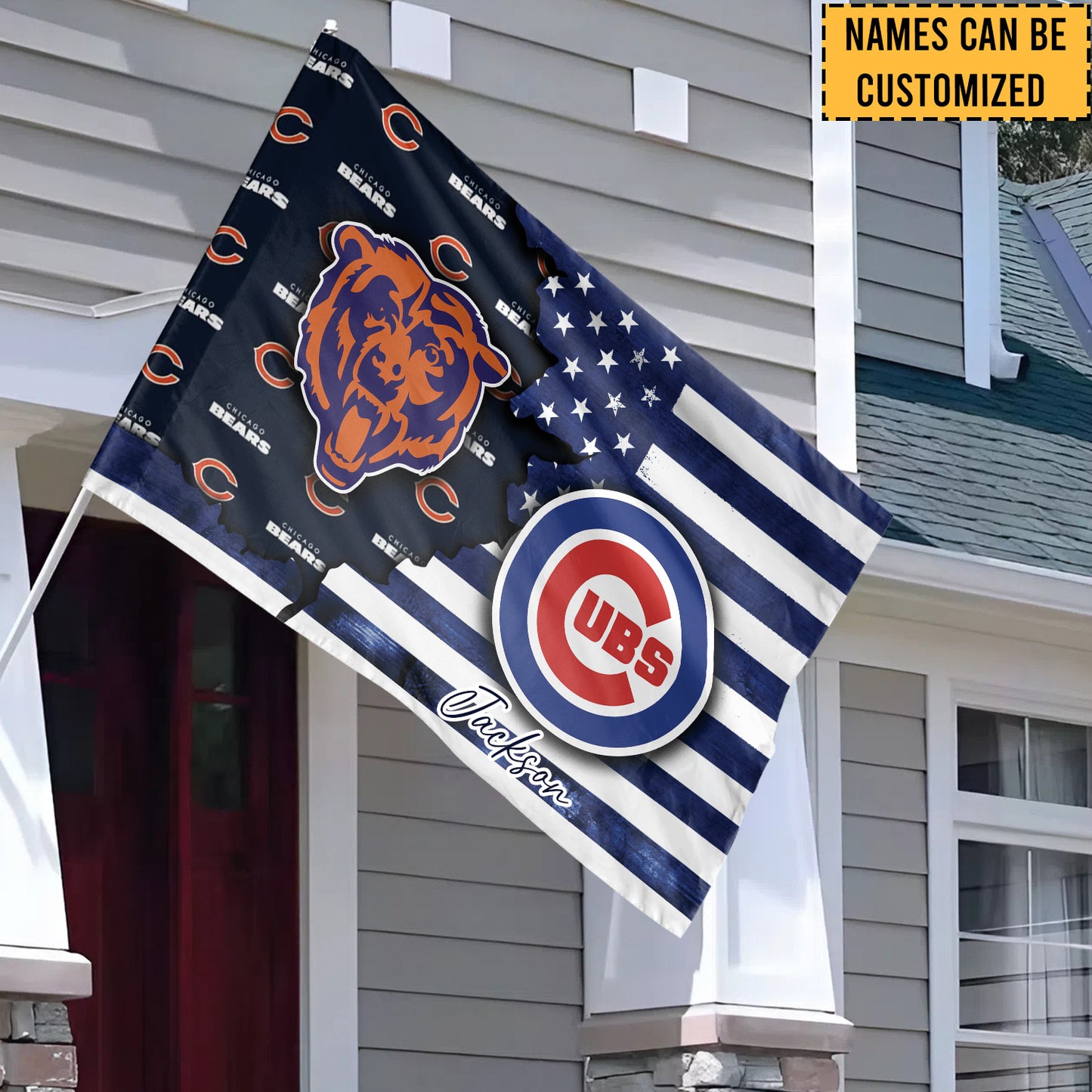Chicago House Flag - Customized House Flag