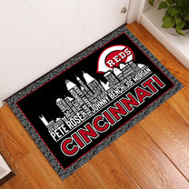 Cincinnati Skyline - Anti Slip Indoor Doormat