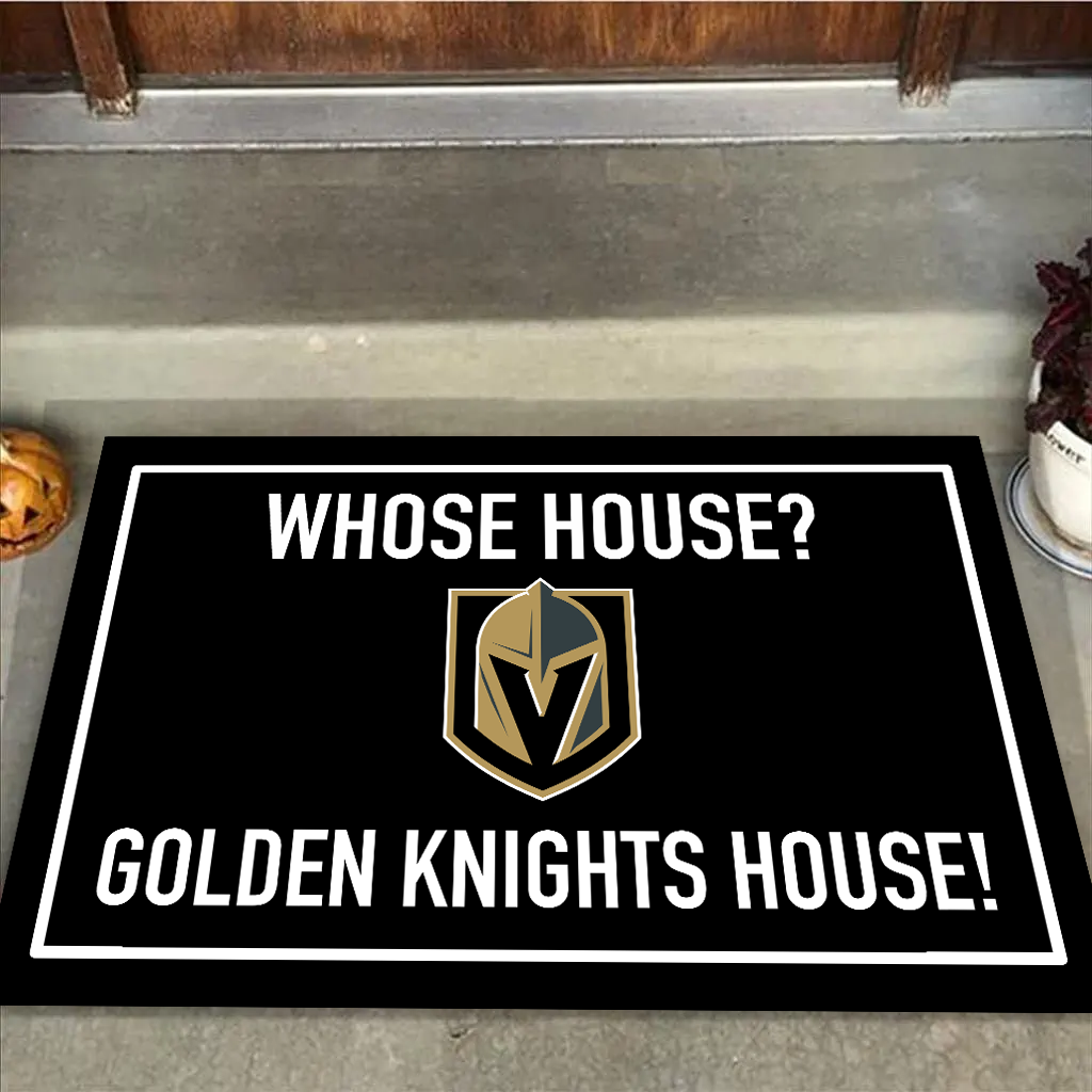 Whose House ? Vegas GD KN House ! Anti Slip Indoor Doormat