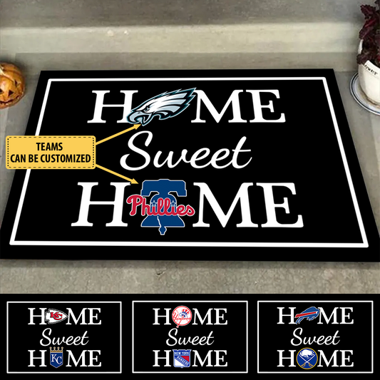 Home Sweet Home - Customized Doormat - Anti Slip Indoor Doormat (Version4)