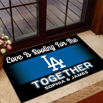 Love is Rooting for Together Doormat - Anti Slip Indoor Doormat - LAD