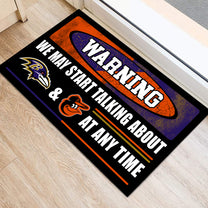 Warning We May Start Talking About BTM RV & OROL At Any Time Anti Slip Indoor Doormat