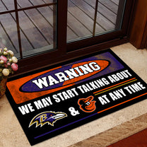 Warning We May Start Talking About BTM RV & OROL At Any Time Anti Slip Indoor Doormat