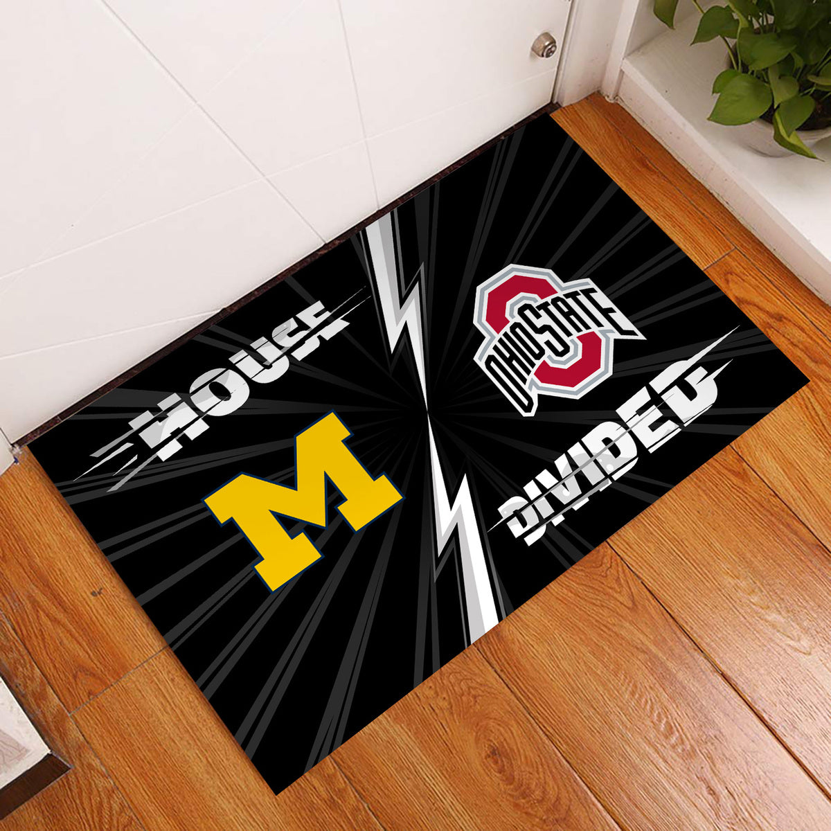 House Divided Doormat Customized Doormat For Lisa Ann Anti Slip In