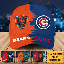 Two Teams Classic Cap - Customized Team Classic Cap (clt)