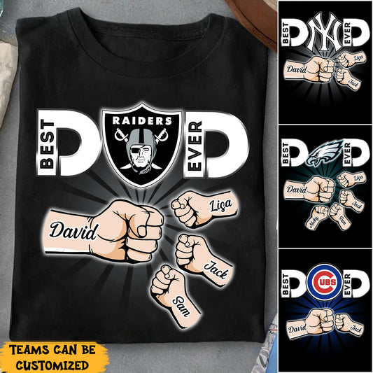 Best Dad Ever - Customized Shirt - V2 (clt)