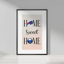 Home Sweet Home Unframed Poster - Buffalo B And Buffalo SB Wall Art