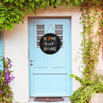 Home Sweet Home - Baltimore RV And ORO - Round Wooden Sign