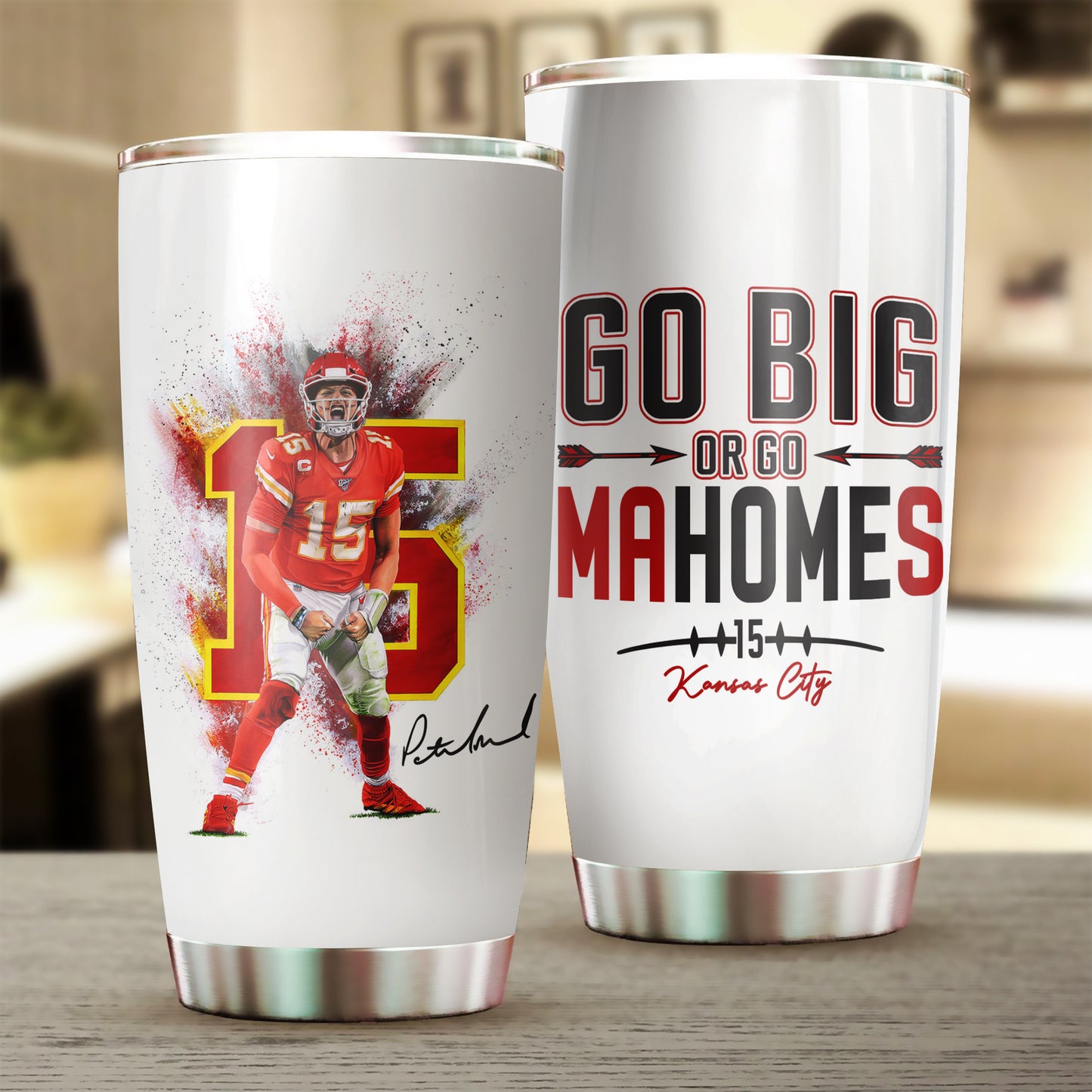 Patrick Mahomes Tumbler - Go Big Or Go Mahomes