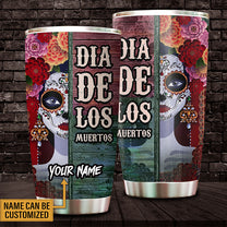 Personalized The Day of The Dead Tumbler