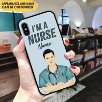 I Am A Nurse - Personalized Glass Phone Case