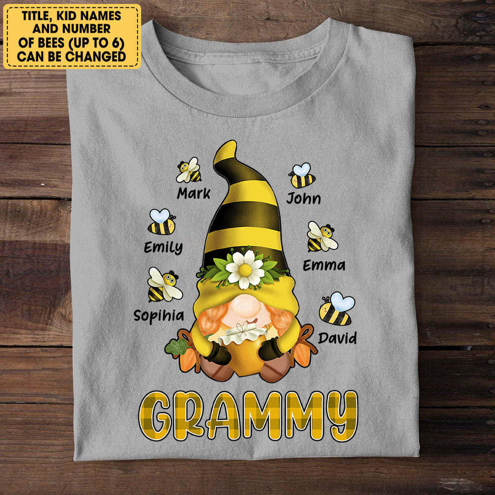 Personalized Grandma Bee Shirt