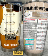 Personalized Guitar Knowledge Tumbler