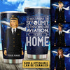 Personalized The Sky Is Home Pilot Tumbler