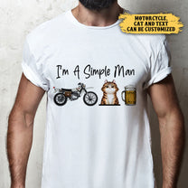 Personalized I'm A Simple Man Shirt