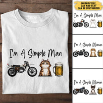 Personalized I'm A Simple Man Shirt