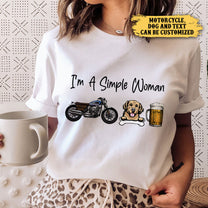 Personalized I'm A Simple Woman Shirt