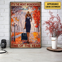 Personalized Flight Attendant It's The Most Wonderful Time Of The Year Poster