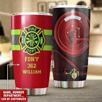 Personalized Firefighter Tumbler
