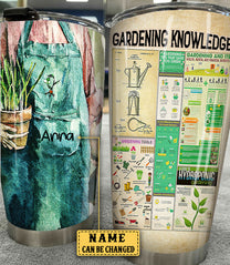 Personalized Gardening Knowledge Tumbler