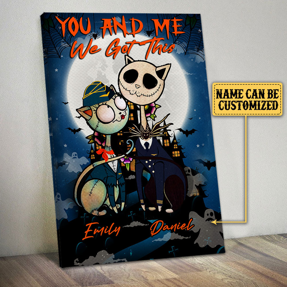Personalized You And Me We Got This Halloween Poster & Canvas