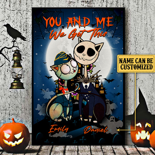 Personalized You And Me We Got This Halloween Poster & Canvas