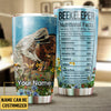 Personalized Beekeeper Nutritional Facts Tumbler