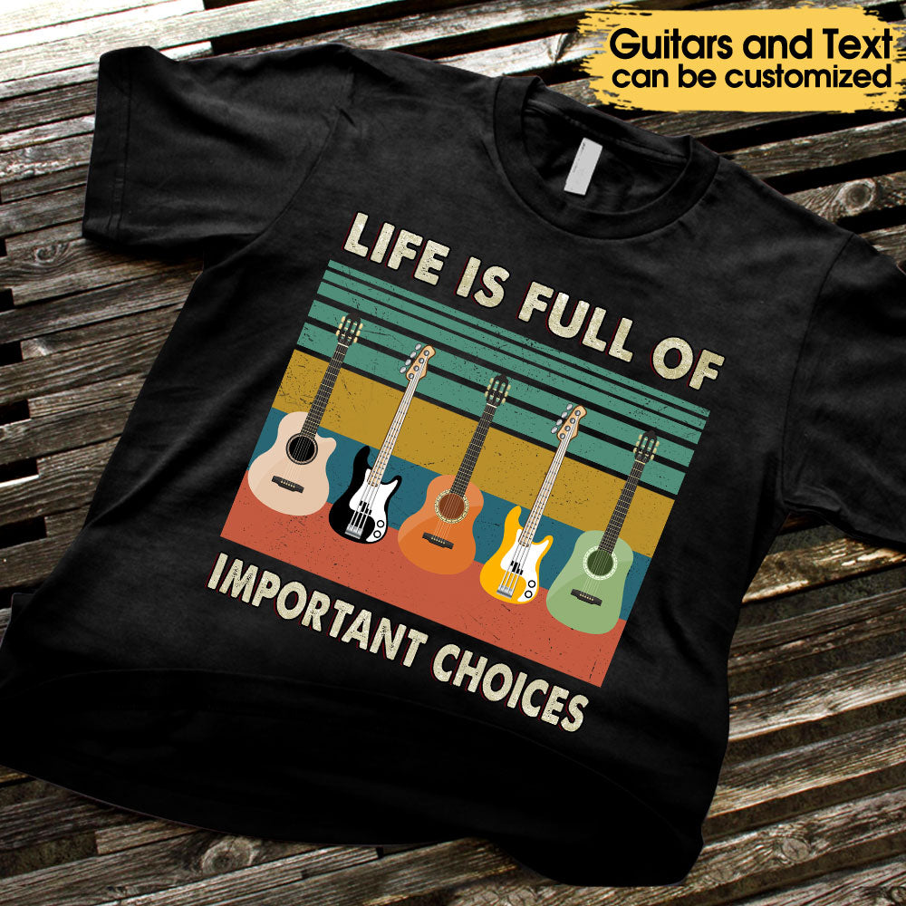 Easily Distracted By Guitars - Personalized Shirt