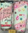Personalized I Fold Love Into Every Card I Made Scrapbooking Tumbler