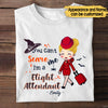 Personalized You Can&#39;t Scare Me I&#39;m A Flight Attendant Shirt