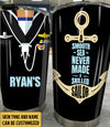 Personalized A Smooth Sea Never Made A Skilled Sailor Tumbler