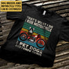 Personalized That&#39;s What I Do I Ride Motorcycle I Pet Dogs And I Know Things Shirt
