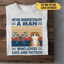 I Like Cats And Tattoos - Personalized Shirt