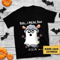 Personalized Baa... I Mean, Boo Halloween Shirt